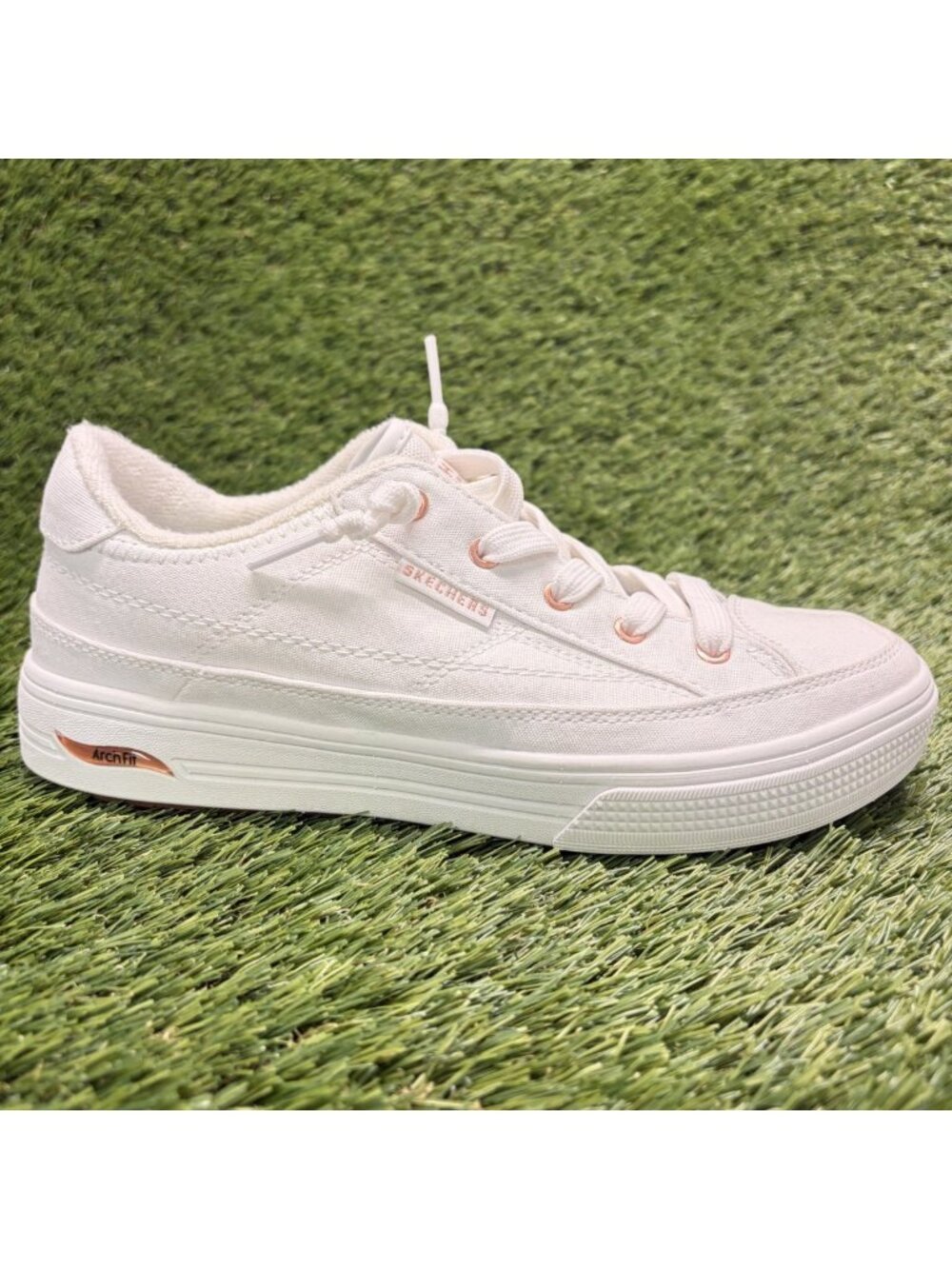 Skechers Arch Fit Arcade Meet Ya There Womens Size 7D Athletic Shoes Sneakers
